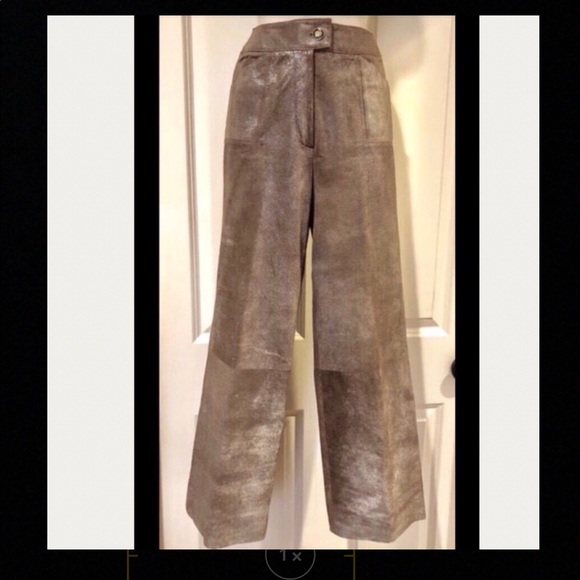 CHANEL Pants - NWOT authentic Made in France silk Chanel slacks